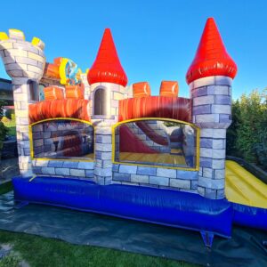 ✨ Hüpfburg „Drachenburg“ mit Rutsche – für Burgfräulein und Ritter ✨